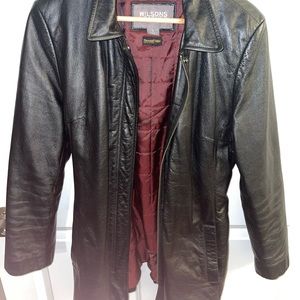 Vintage Wilson women’s leather jacket